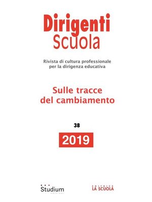 cover image of Dirigenti Scuola 38/2019